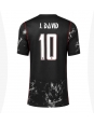 Ženske Nogometnih dresov Kanada Jonathan David #10 Gostujoči SP 2026 Kratki rokavi Ženske Nogometnih dresov Kanada Jonathan David #10 Gostujoči SP 2026 Kratki rokavi